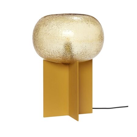 Huebsch Podium Table Lamp Amber/Orange