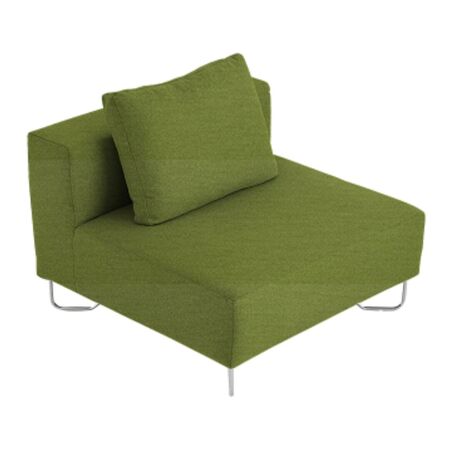 Softline Softline Lotus Sofa Mittelmodul Felt - 579 Green