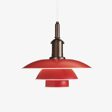 Louis Poulsen PH 3½-3 Pendelleuchte - Rot