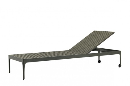 Ethimo Infinity Sonnenliege verstellbar, rollbar