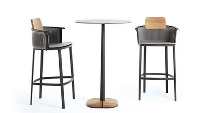 Ethimo Enjoy High Table 70x70 h 106