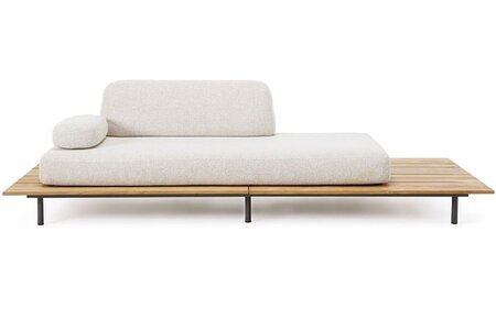 Ethimo Calipso Sitzelementkombi 240x120 mit Kissen: Soft Ivory Melange