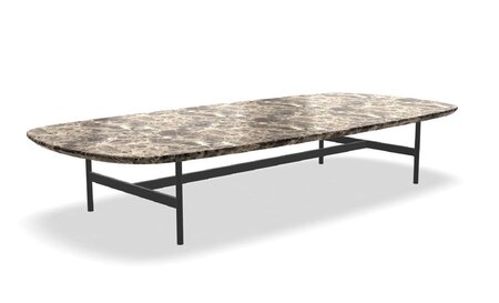 Ethimo Calipso Couchtisch 140x65x25H: Brown