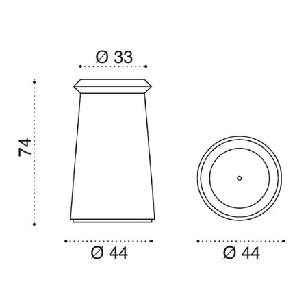 Ethimo Bulbi Agapantus Betonvase