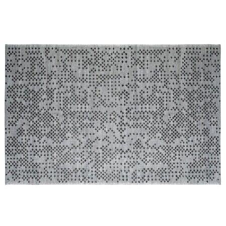 Ethimo Nodi Puntocroce Outdoorteppich: Black/White