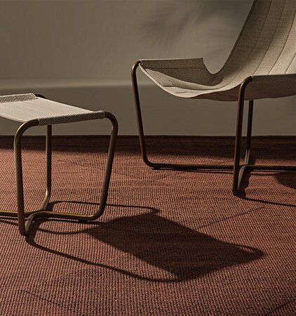 Ethimo Pangea / Tetide - Outdoor Teppich - Rosso Granata