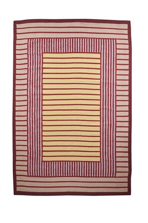 Massimo Hemp Collection Red/Yellow-Teppich
