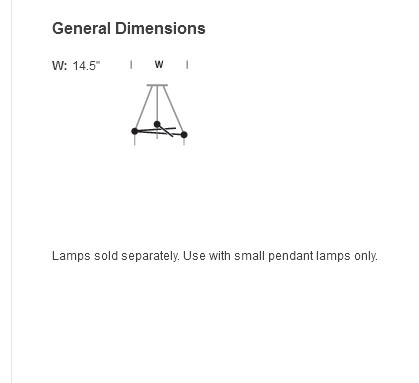 Hay Triple Bubble Lamp Fixture