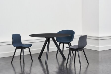 Hay CPH 20 Round Black Linoleum Table
