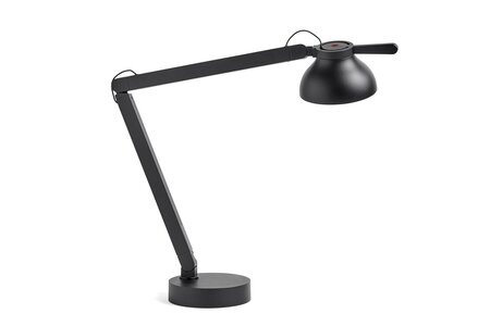 Hay PC Double Arm Lamp with Table Base - Soft Black