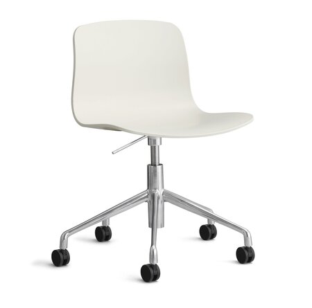 Hay About A Chair Aac 50 Polished Aluminium-Melange Cream 2.0