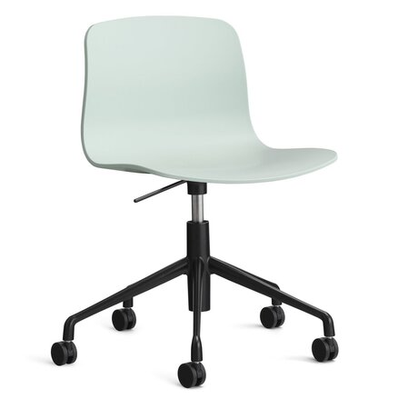 Hay About A Chair AAC 50 Black Powder Coated Aluminium-Dusty Mint 2.0