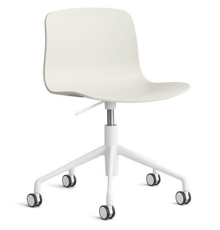 Hay About A Chair AAC 50 White Powder Coated Aluminium-Melange Cream 2.0