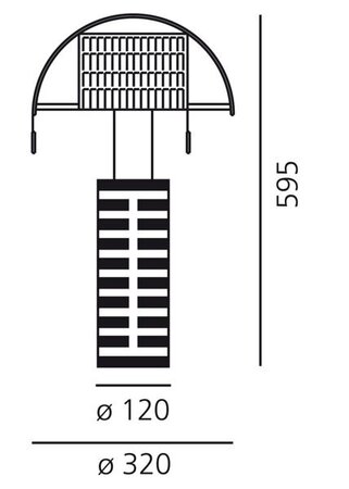 Artemide Shogun tavolo