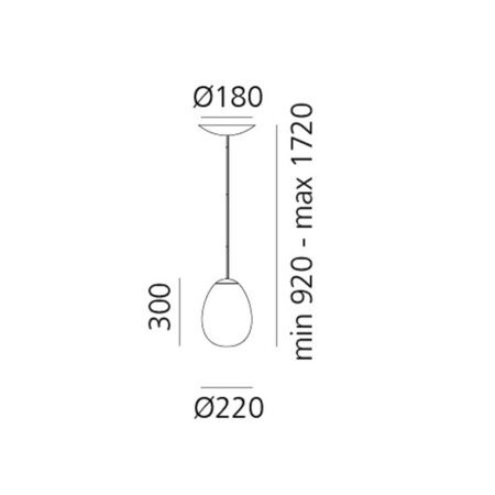 Artemide Stellar Nebula - Pendelleuchte
