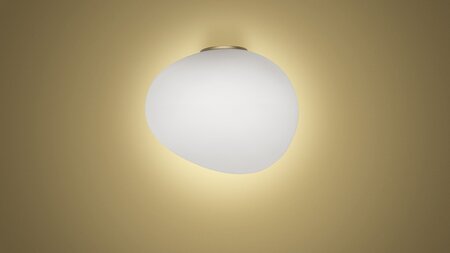 Foscarini Gregg semi Parete / Wandleuchte - Oro/Bianco