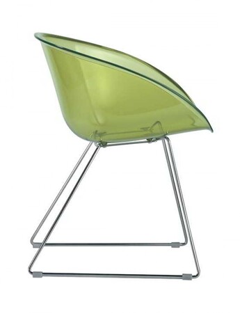Pedrali Gliss 921 Stuhl-VT-Polycarbonat grün transparent
