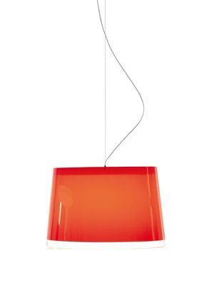 Pedrali L001S/BB Pendelleuchte-RT-Polycarbonat Transparentes Rot