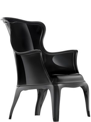 Pedrali Pasha 660 Sessel-NE-Polycarbonat Schwarz