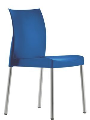 Pedrali Ice 800 Stuhl-AZ-Polypropylen Blau