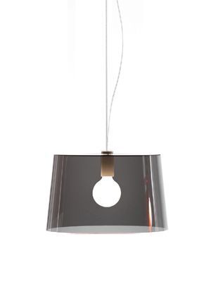 Pedrali L001S/B Pendelleuchte-FU-Polycarbonat Rauchgrau
