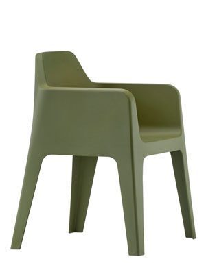 Pedrali Plus 630 Stuhl-VE-Polypropylen grün
