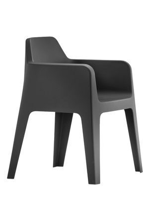 Pedrali Plus 630 Stuhl-GA-Polypropylen grau