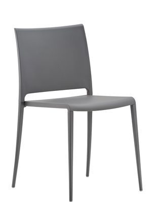 Pedrali Mya 700 Stuhl, Gestell Aluminium-GA-Polypropylen grau