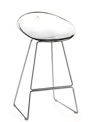 Pedrali Gliss 902 Hocker-TR-Polycarbonat transparent