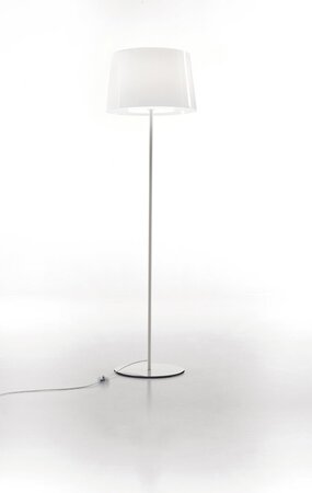 Pedrali L001ST/BA Stehleuchte-BI-Polycarbonat Weiß / BI300-Stahl Weiß