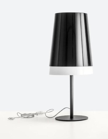 Pedrali L001TA/A Tischleuchte-NE-Polycarbonat Schwarz