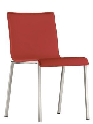 Pedrali Kuadra XL 2461 Stuhl-F06-Kernleder rot