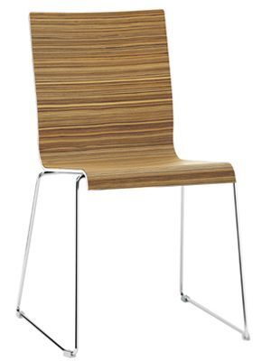 Pedrali Kuadra 1328 Stuhl-RS-Eichenholz gebleichte Eiche