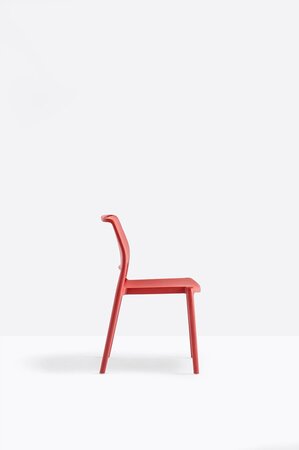 Pedrali Ara Stuhl-blau-RO-Polypropylen rot