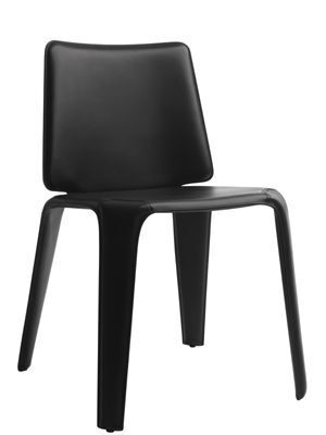 Pedrali Mood 720 Lederstuhl-F05-Kernleder schwarz