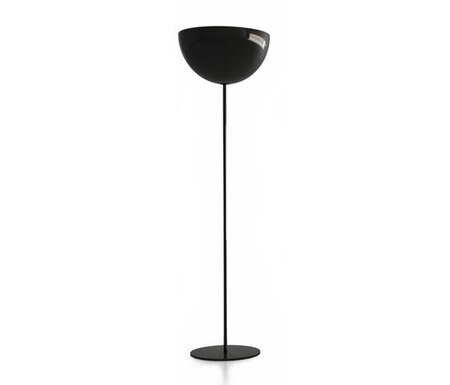 Pedrali L002ST/BA Stehleuchte-NE-Polycarbonat Schwarz / NERO-Stahl Schwarz