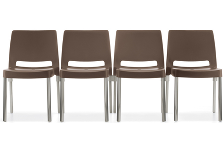 Pedrali Joi 870 Stuhl-MA-Polypropylen Braun