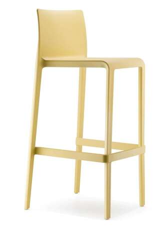 Pedrali Volt 678 Barhocker-GI-Polypropylen Gelb