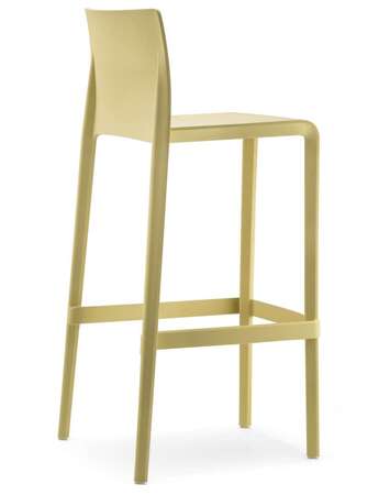 Pedrali Volt 678 Barhocker-GI-Polypropylen Gelb