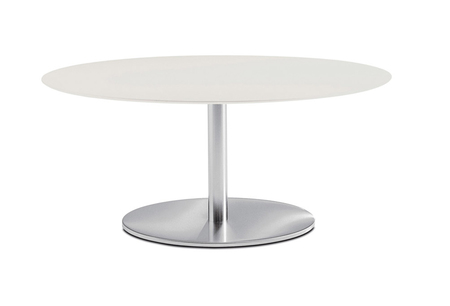 Pedrali Inox 4903 ellittico Couchtisch - Weiß