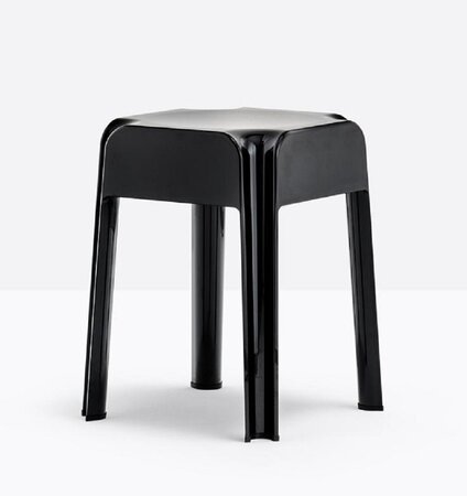 Pedrali Rubik 583 Hocker-NE-Polycarbonat Schwarz