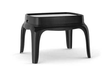 Pedrali Pasha 662 Tablett-NE-Methacrylat Schwarz