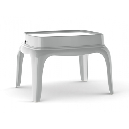 Pedrali Pasha 662 Tablett-BI-Methacrylat Weiss