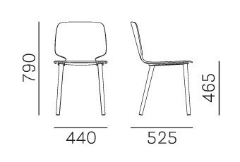 Pedrali Babila 2700 Stuhl
