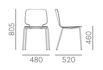 Pedrali Babila 2710 Stuhl