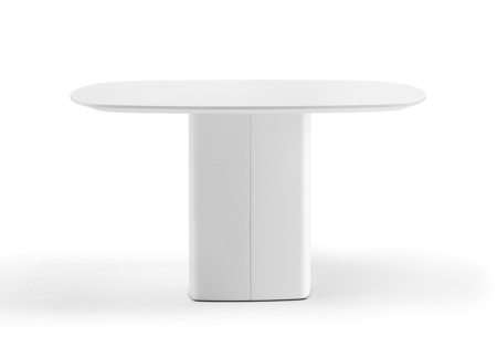 Pedrali Aero TAE Tisch-L 130 x T 130 cm-BI300 Weiss Stahl-CFC_BI Weiss Kompaktplatte