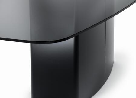 Pedrali Aero TAE Tisch-L 220 x T 106 cm-NERO Schwarz Stahl-FNP_NE Schwarz Fenixplatte