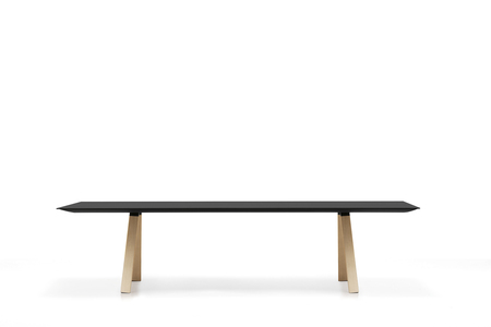 Pedrali Arki Wood Esstisch-FNP_NE-Fenixplatte Schwarz-Laminat