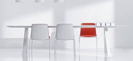 Pedrali Arki Wood Esstisch-CFC_BI-Kompaktplatte Weiss-Laminat