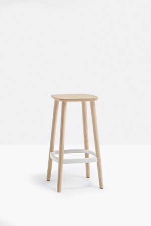 Pedrali Babila 2702 Barhocker-FR-Eschenholz Esche-Weiss